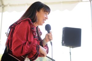 Amy Bluemel (Chickasaw Nation storyteller, educator, stomp dancer, and artist) will be performing at the 2022 Moundville Native American Festival.